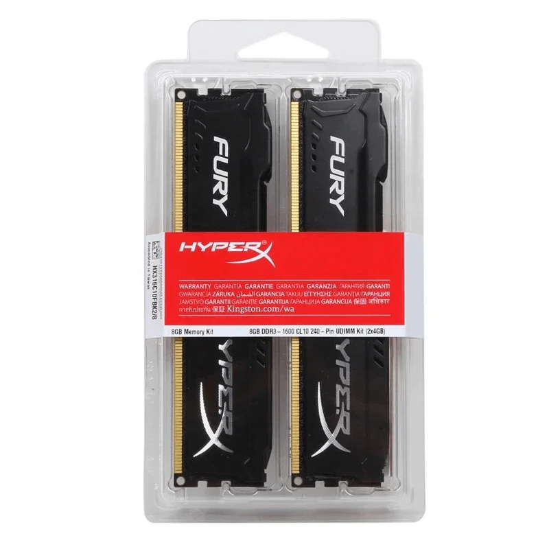 Kingston Memoria DDR3 8GB 16GB (2x8GB) Kit RAM 1600MHz 1333MHz 1866MHz 2133MHz 2400MHz RAM de escritorio 1,5V DIMM PC3-12800 14900