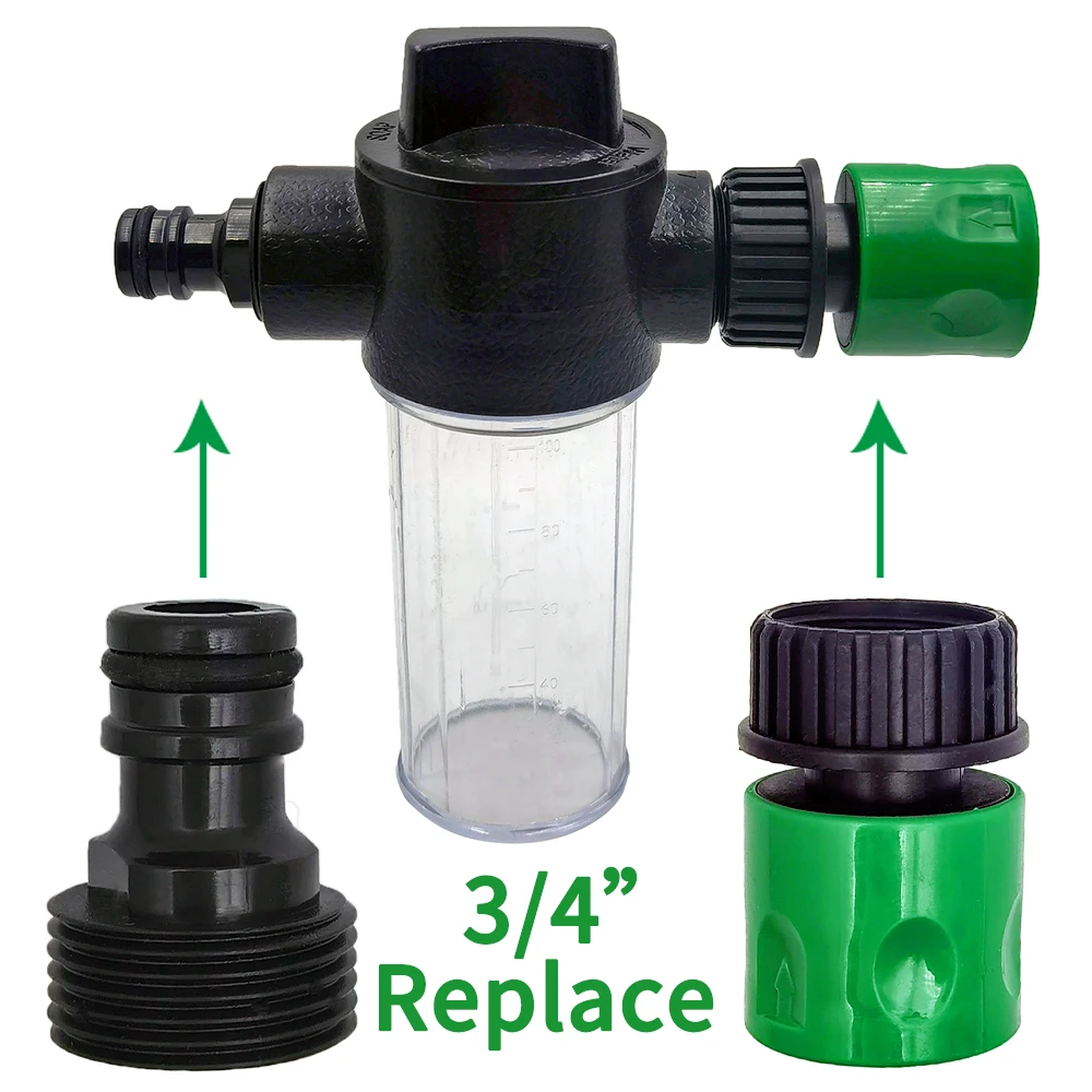 Tetina de conector rápido EURO USA, adaptador de tubo de manguera roscada macho de 3/4 pulgadas para sistema de riego por goteo de tubería de jardín