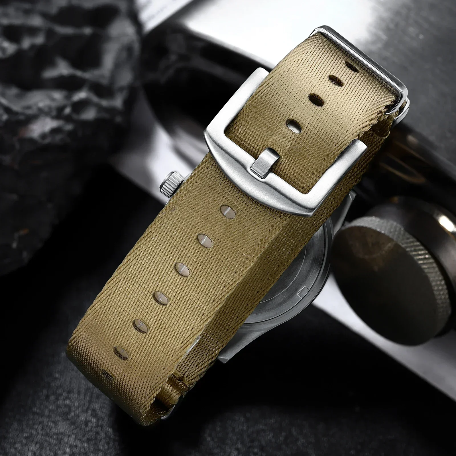 Reloj de Cuarzo MILITREK 9001 Estilo Militar Retro para Hombre, 2026, 10 Bar Resistente al Agua, Zafiro, Acero Inoxidable 360l, Luminoso