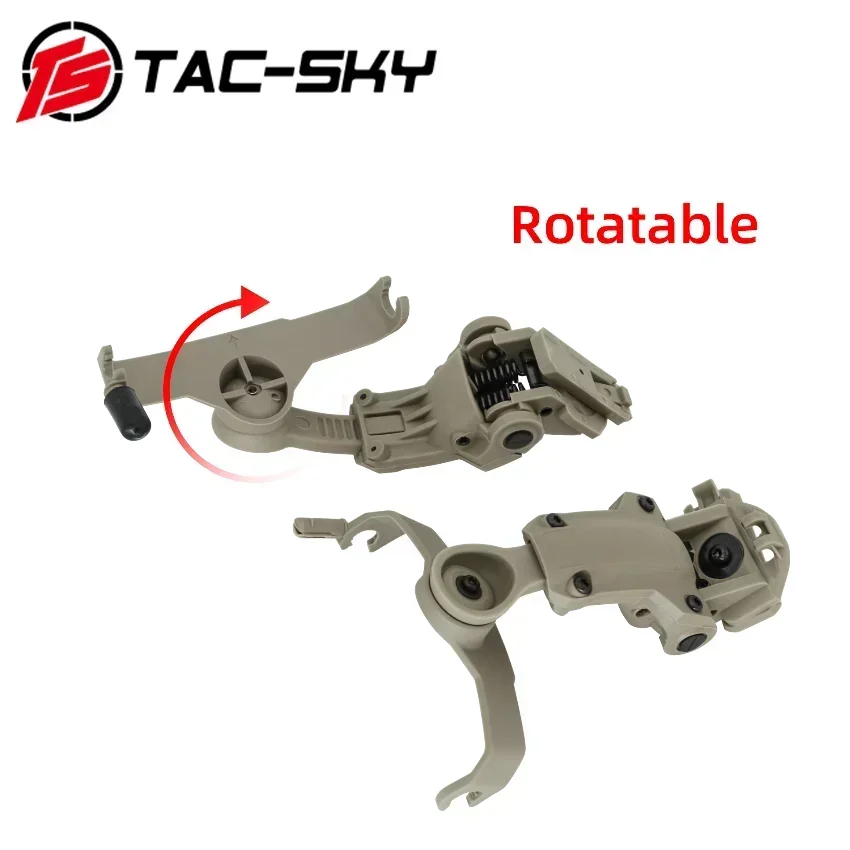 TAC-SKY casco táctico Ops Core ARCRail adaptador soporte para casco es adecuado para casco de disparo táctico COMTA II COMTA III
