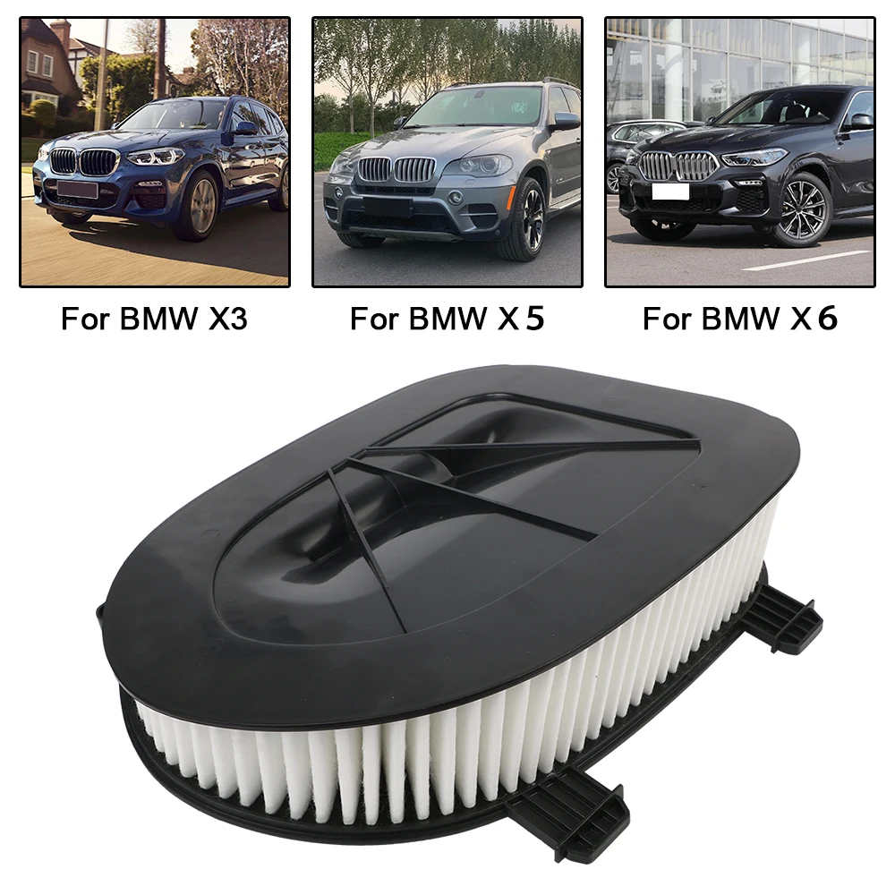 Elemento de filtro de aire para automóvil Accesorios para automóviles 2.0-3.0L OEM 13717811026   Para BMW X3 X5 X6 F25 F15 E72 E71 E70 filtro de aire