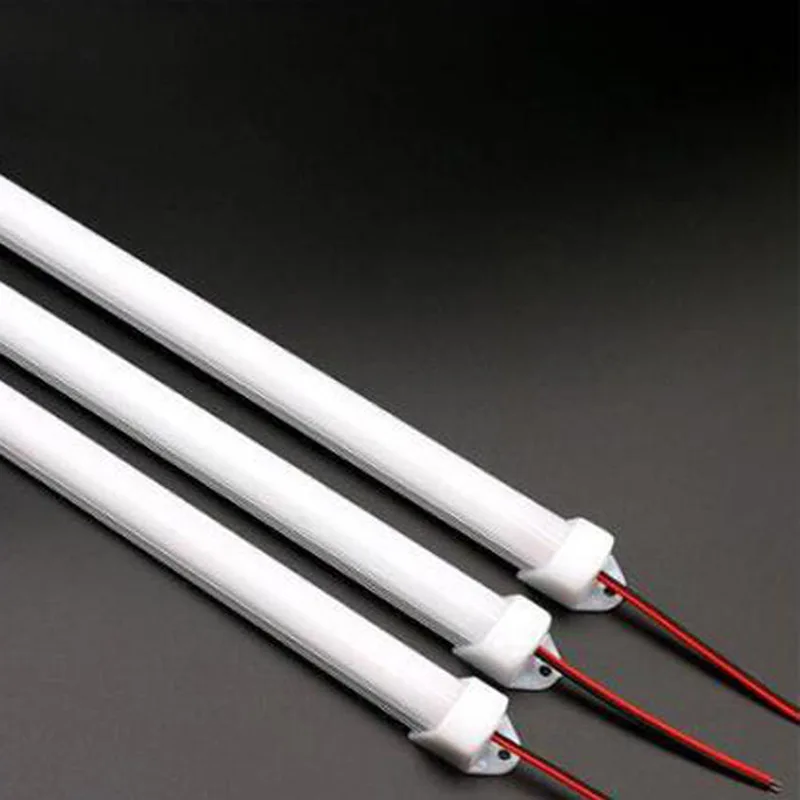 5 uds 12v 24v tira dura Led barra rígida tubo Led 18cm 27cm 35cm 50cm 6w 8w 10w gabinete de coche escaparate anuncio trasero 3000k 4000k 6000k