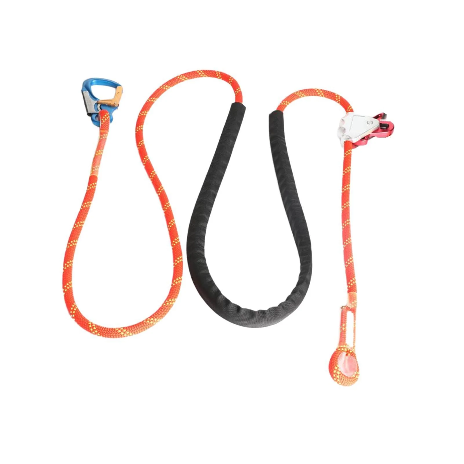 Cuerda de Seguridad de 12 mm para Electricistas, Ajustable en Altura, Cinturón Plano para Prevención de Caídas, Equipo de Seguridad para la Construcción