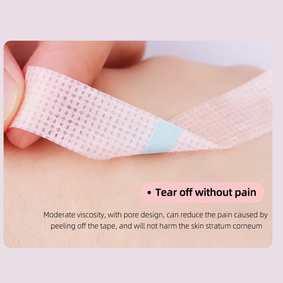 20 rollos/lote de cinta de Gel de silicona para extensión de pestañas, piel sensible, multiusos, no tejido, transpirable, almohadilla debajo de los ojos, parches, herramienta de maquillaje