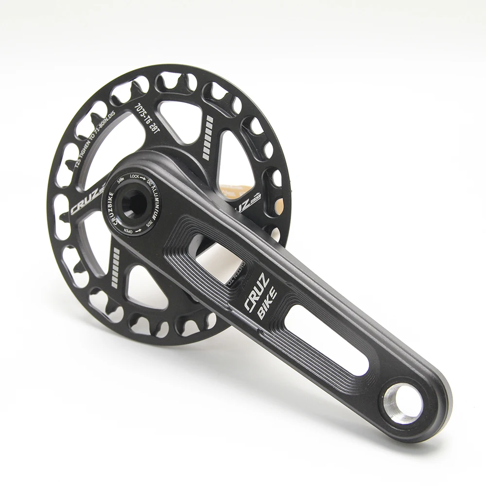 CRUZbike-bielas de bicicleta plegables ultraligeras para niños, 127/140/150mm, manivela hueca de tecnología, accesorios de piezas de bicicleta de aleación de aluminio