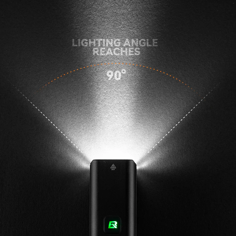 Luz de bicicleta ROCKBROS 1500LM5000mAh tipo C Control de temperatura de luz de bicicleta IPX6 luz LED de aluminio lámpara frontal faro de ciclismo