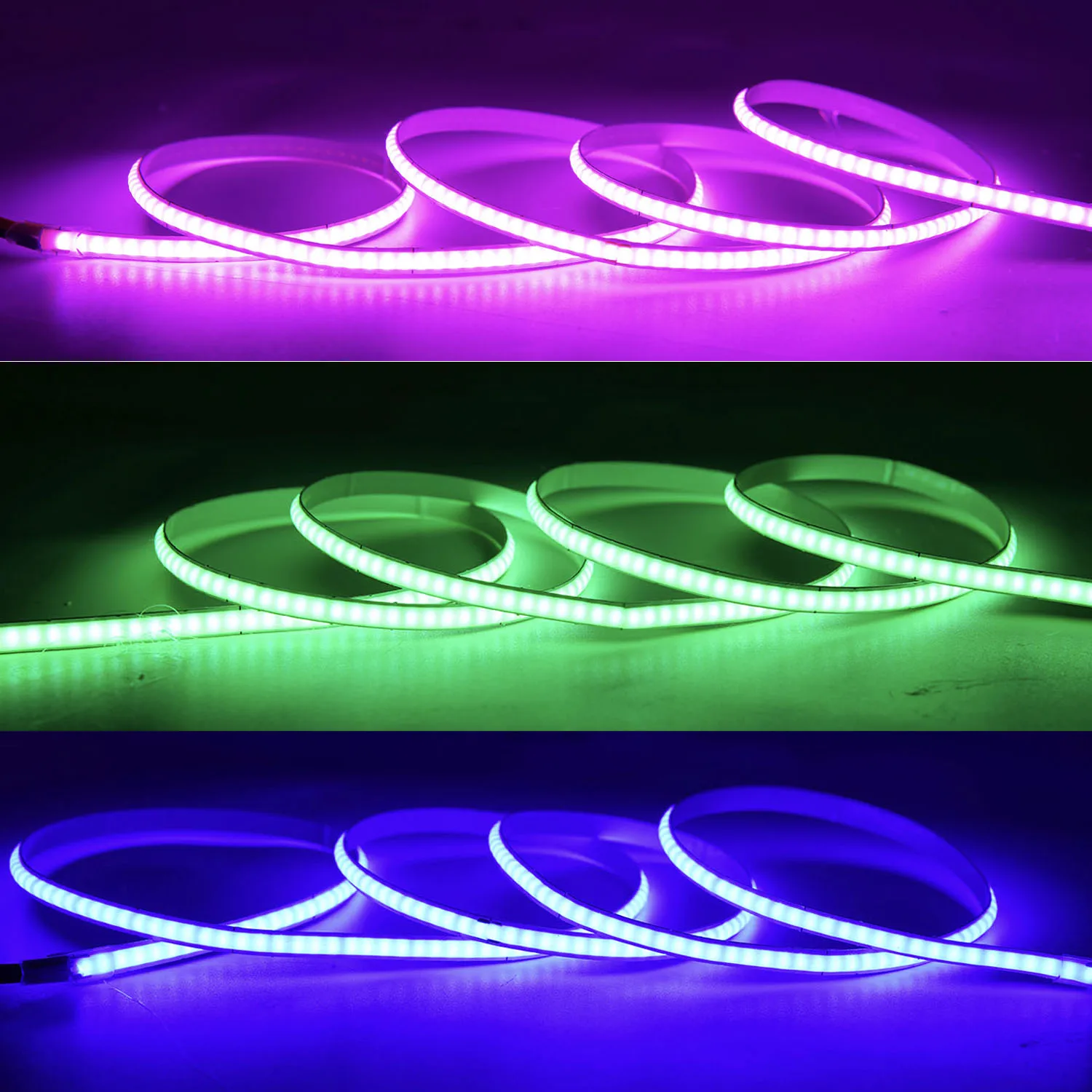 Tira de luz COB de 5V y 5mm, cinta regulable, 320 Leds/m, barra de luz Flexible para iluminación decorativa, 3000K, 4000K, 5700K
