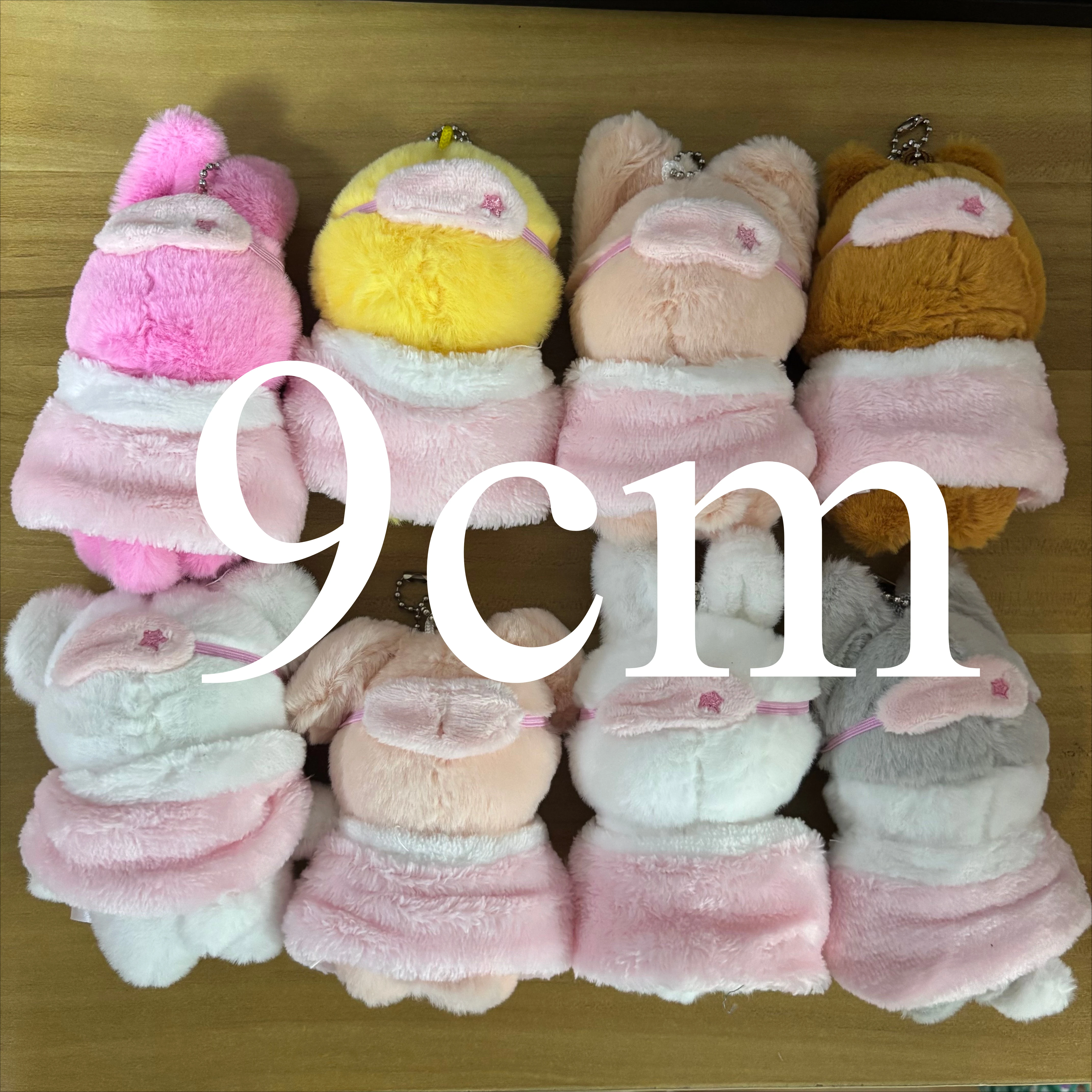 Nuevo Llavero de Peluche con Diseño de Animal, Serie Rosa, Mini Muñeco Compañero Decorativo, Productos DIY