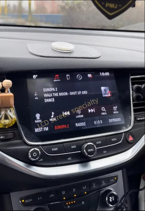 Módulo de pantalla LCD con pantalla táctil de 8 pulgadas LQ080Y5DZ10 LQ080Y5DZ06 para navegación GPS con DVD para coche Opel Astra K