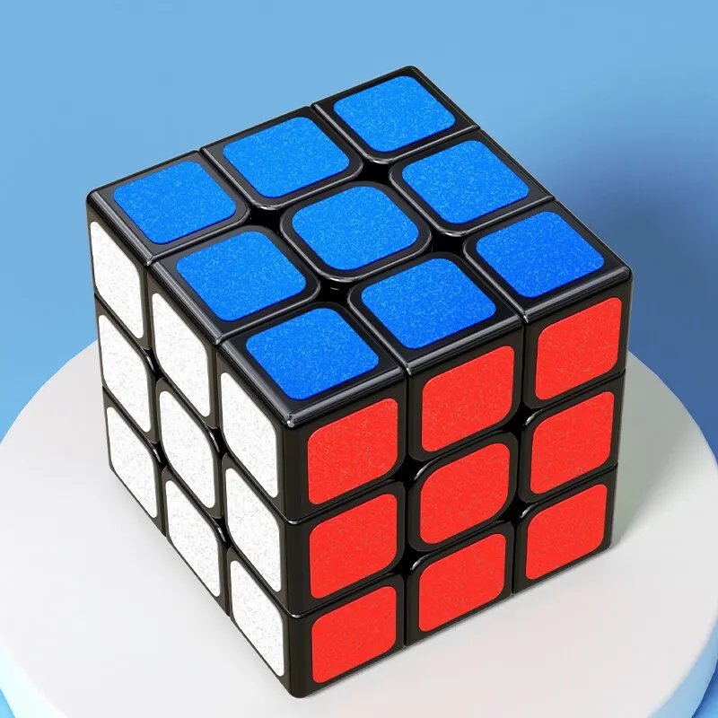 SENGSO-cubo mágico 3x3 con textura esmerilada, juguete educativo, rompecabezas, diseñado para competición