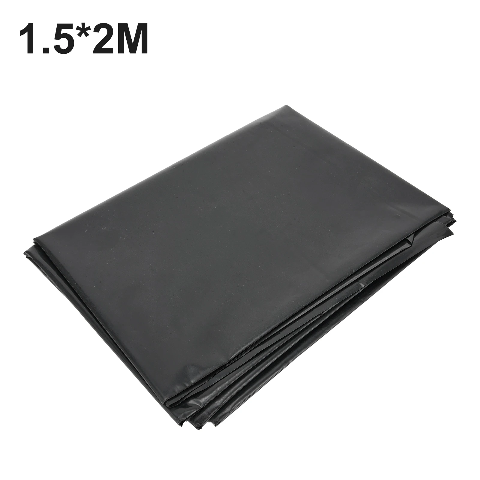 Película de revestimiento negro impermeable, revestimiento para estanque de peces, piscinas de jardín, HDPE reforzado, garantía resistente, estanque de paisajismo
