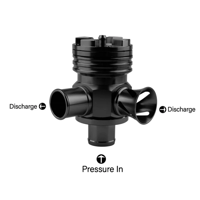 Válvula de descarga S desviador Turbo BOV Boost para VW Audi 1,8 T Golf Jetta New Beetle Passat A4, TT BOVT0011 con logotipo y no logotipo