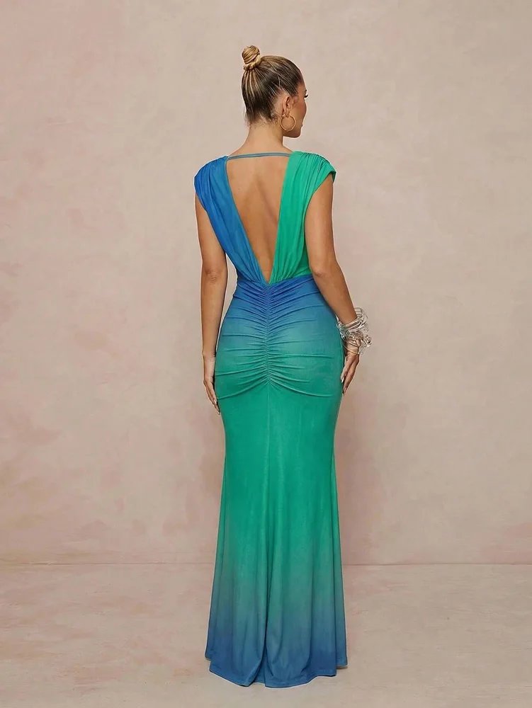 Novedades de Verano 2026: Vestidos de Noche Sexys con Corte Sirena, Estilo Europeo y Americano, para Mujer, con un Toque Vacacional