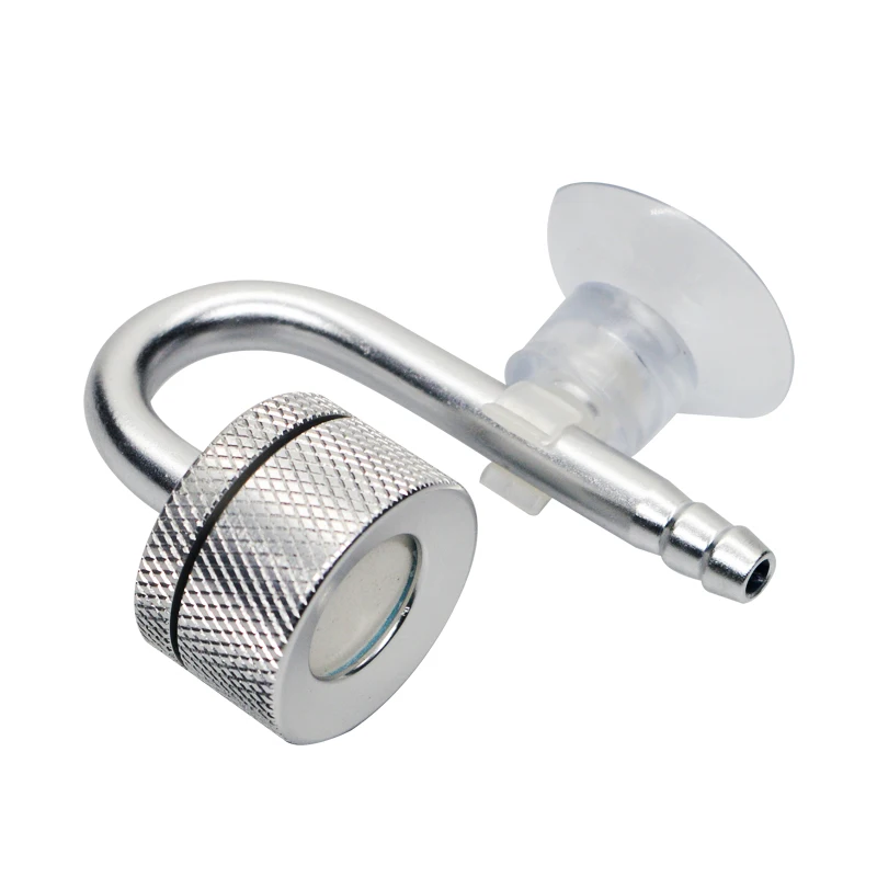 Difusor de CO2 para acuario con ventosa, atomizador de burbujas de CO2, Reactor, regulador de solenoide, atomizador, equipo de CO2 para acuario