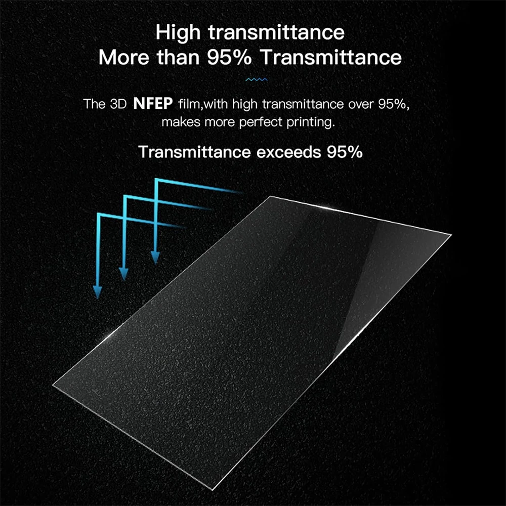 Película NFEP 10.1 pulgadas 280x200x0.127mm Película PFA Para ELEGOO Saturn 2 Saturn 3 Ultra Saturn 4 Ultra Piezas de Impresora 3D Accesorios LCD