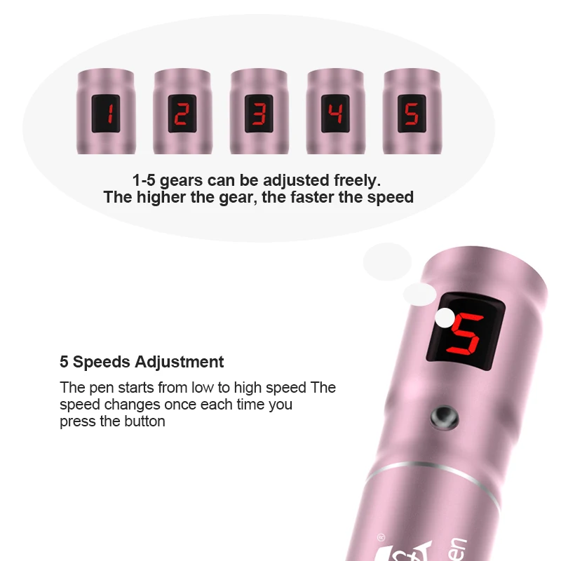 Homeuse Wilreless Ultima Microneedling Pen Dermapen profesional con 12 Uds agujas de tatuaje