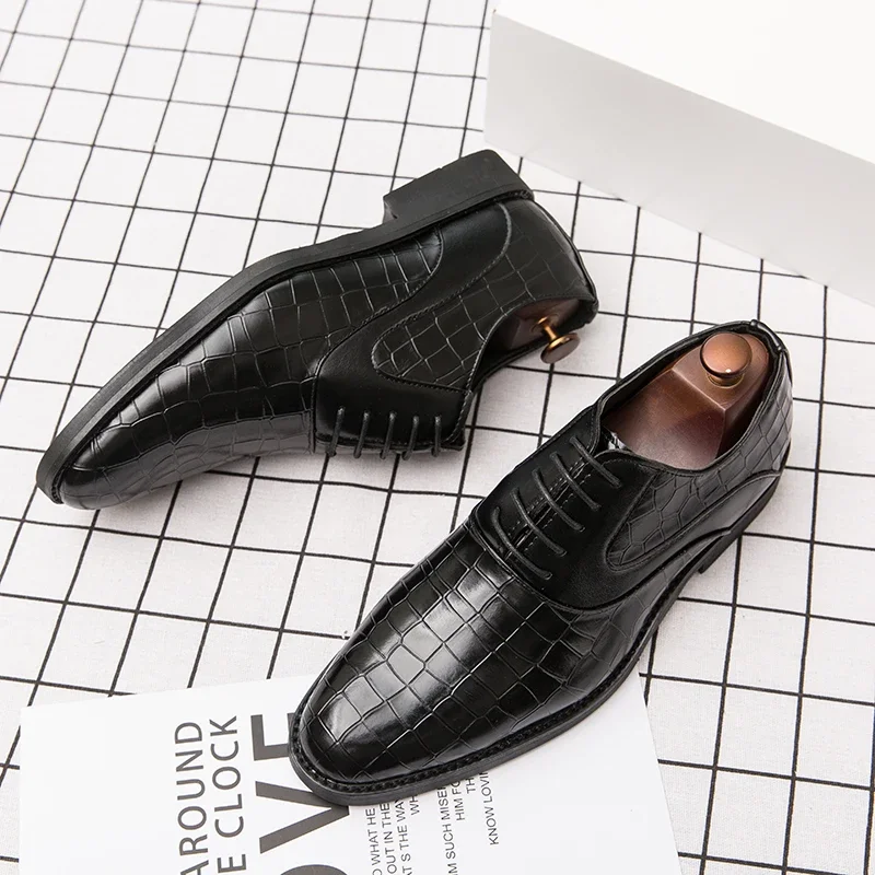 Zapatos de Cuero Azules de Alta Calidad para Hombre, Estilo Italiano, Tallas Grandes: 38-48, Mocasines Formales Amarillos para Conducir, Zapatos Casuales Rojos para Boda