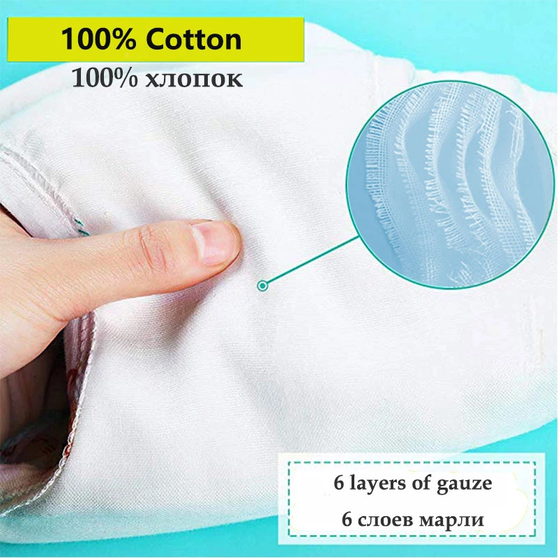 Pantalones de entrenamiento para ir al baño reutilizables para bebés, pañales de tela ecológicos de algodón para niños pequeños, bragas impermeables lavables, ropa interior para niños y niñas