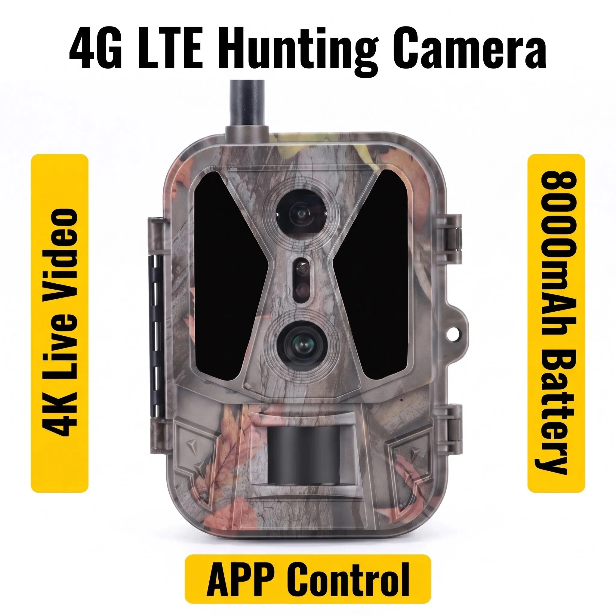 2 Cámaras de Caza SuntekCam HC950PRO-LI con Batería de Litio, 120MP 4K, Cámara de Visión Nocturna, Trampas Fotográficas Inalámbricas