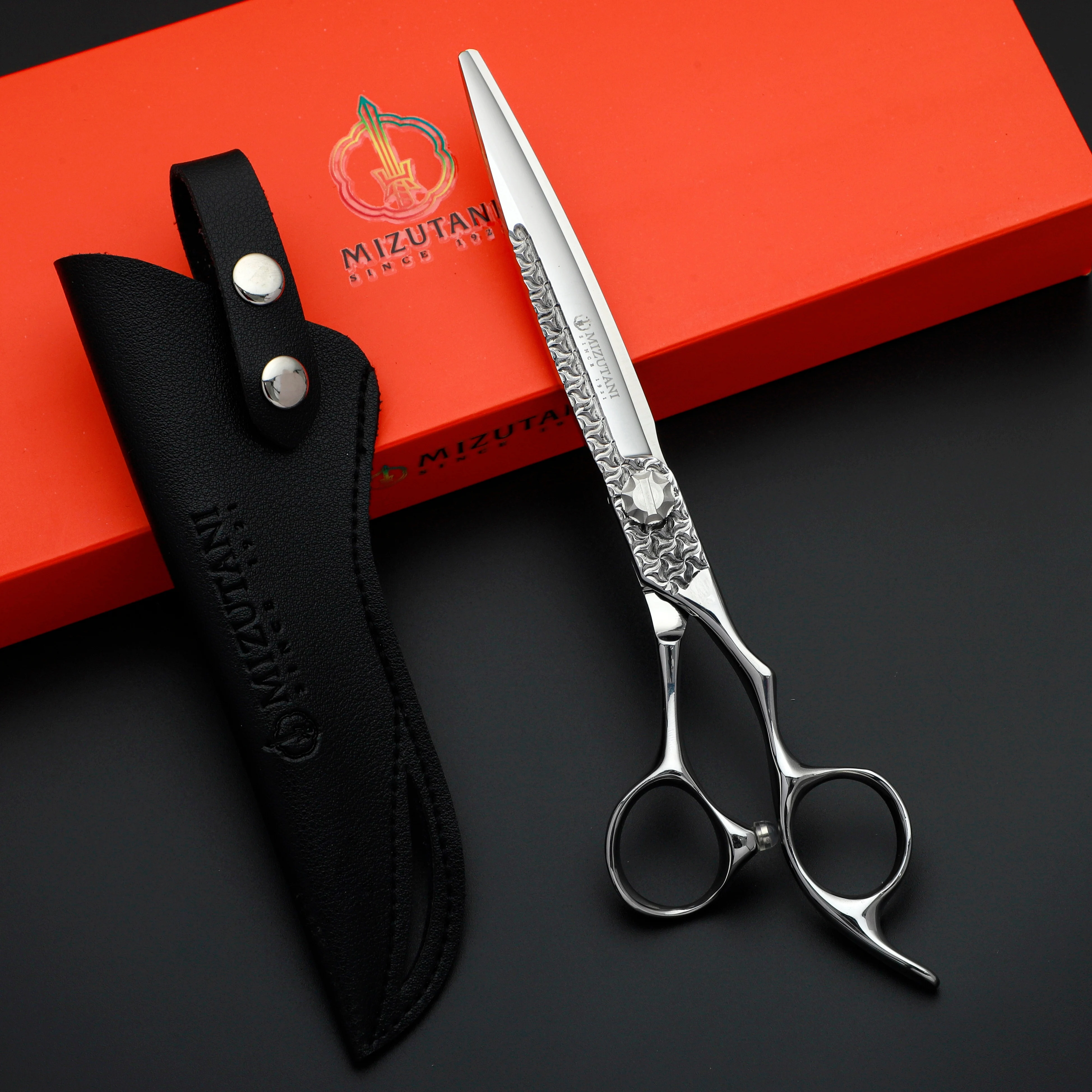 Tijeras de Peluquería Profesionales, Tijeras de Barbero de 6.0 Pulgadas, Material VG10, Tijeras de Barbero Profesionales