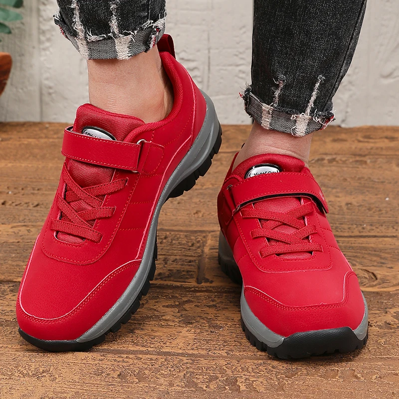 Zapatos de hombre con suela gruesa, antideslizantes, para montañismo, zapatillas ligeras, transpirables, para tenis al aire libre, cómodas zapatillas informales
