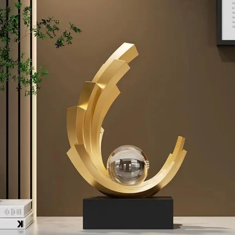 1 figura coleccionable, un adorno de lujo ligero que simboliza la prosperidad y la buena fortuna, adecuado para decorar la sala de estar, la entrada, el mueble del vino y el mueble del televisor, un regalo para inauguración de casa o apertura de negocio.