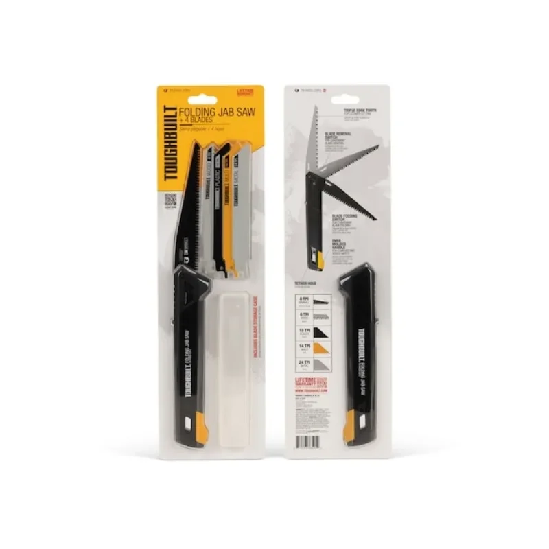 Sierra plegable ToughBuilt TB-H4S5-23FU + 4 cuchillas, herramientas manuales, accesorios, herramientas de construcción y renovación