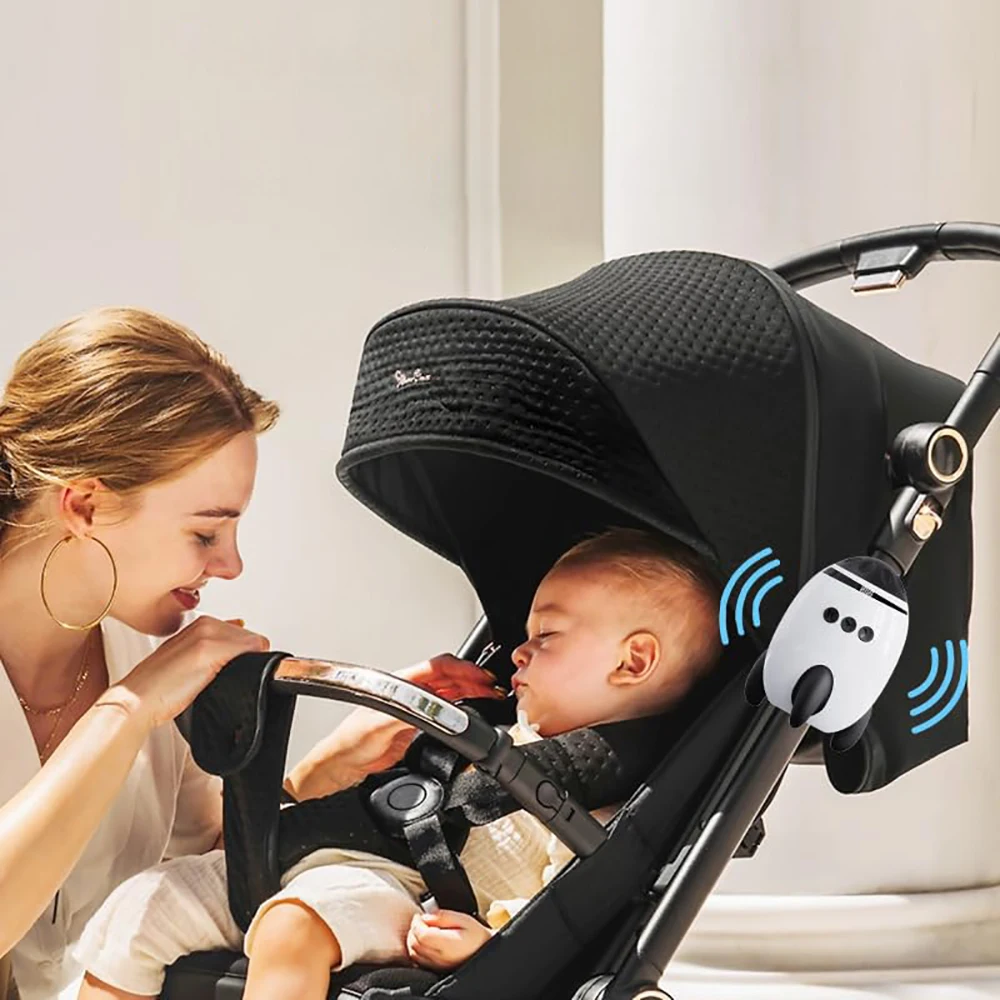 Accesorios para Silla de Paseo Portátil, Columpio Automático para Bebés, Dispositivo de Ayuda para Dormir con Sonido Blanco