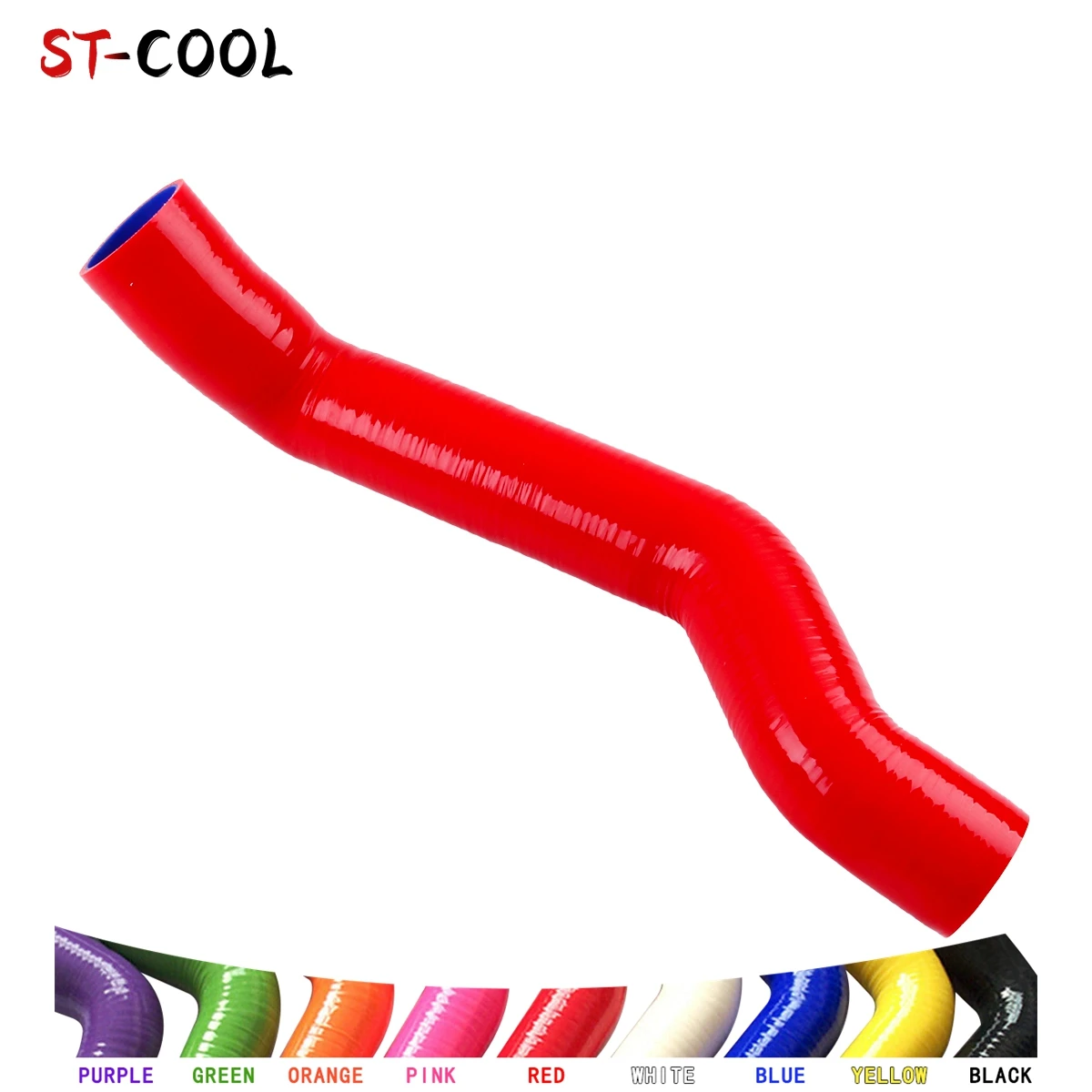 Para Alfa Romeo 147 156 GT 1.9 JTD Turbo, manguera de silicona roja/negra/azul/verde rígida para el intercooler, superior e inferior, 1 unidad o 2 unidades, 4 capas.