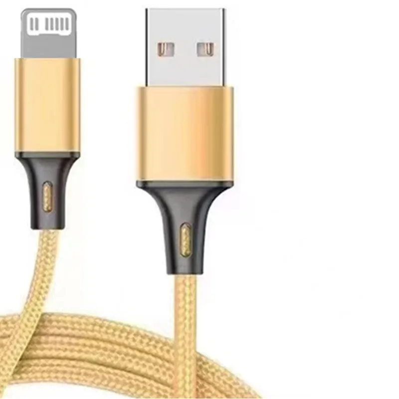 Cable cargador de línea de sincronización de datos USB de 20cm, 1M, 2M, 3M de largo para Apple iphone 13, 12, 11 Pro, XR, XS MAX 5 5S, 6, 7, 8, Plus, iPad Mini Air 2