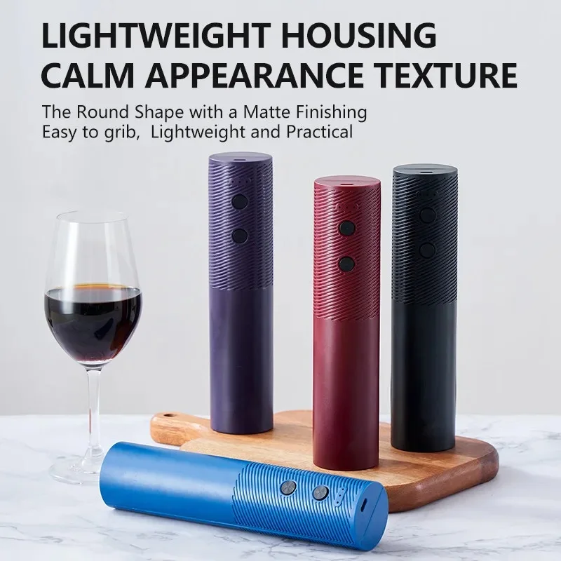 Abridor de botellas de vino eléctrico, sacacorchos automático para vino, abridor de vino recargable, herramientas para vino con un solo clic, productos de cocina y Bar