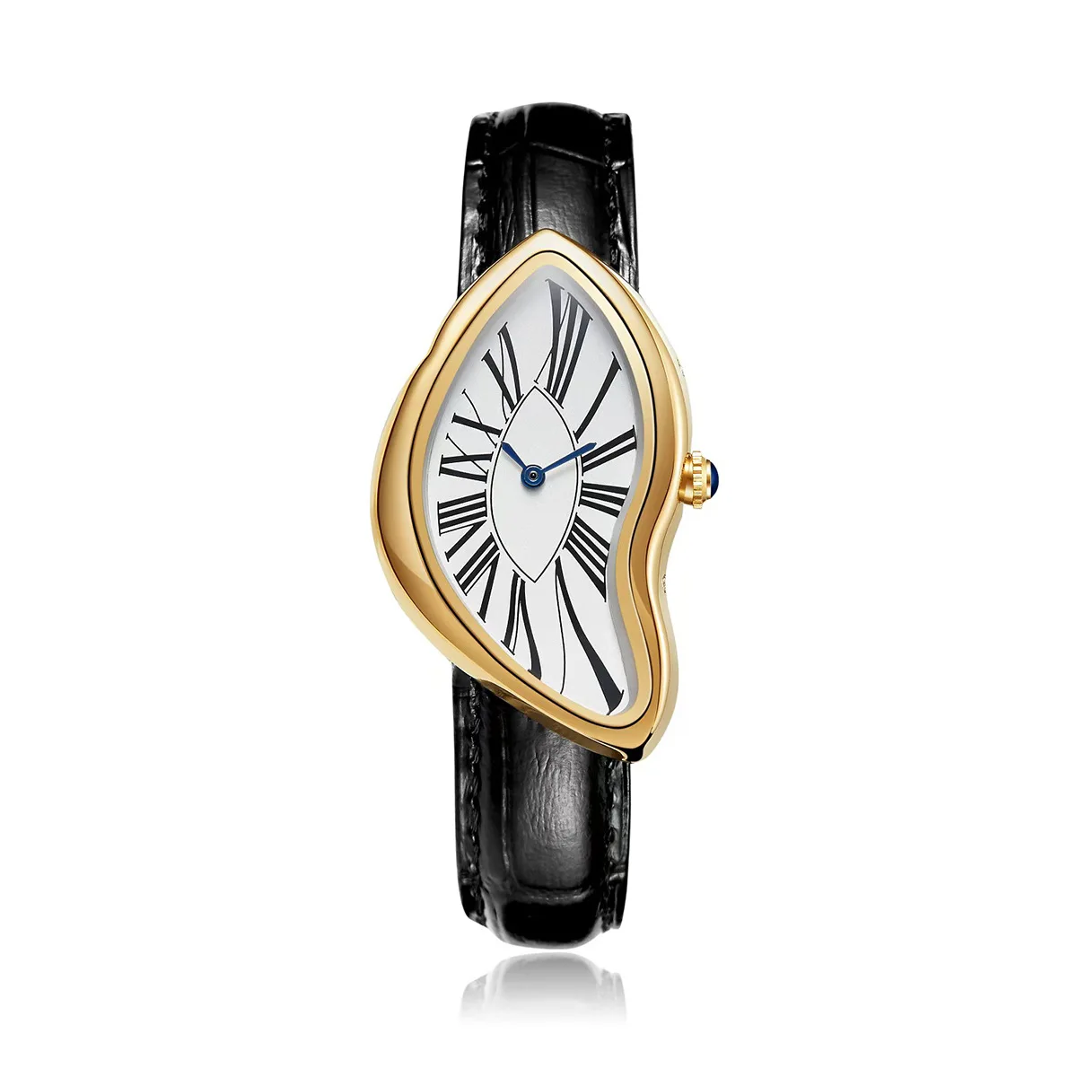 Nuevos relojes Alien Crash Melt Twist Y2K para hombres y mujeres, correa de cuero de moda, relojes de pulsera de cuarzo resistentes al agua, regalo, envío directo