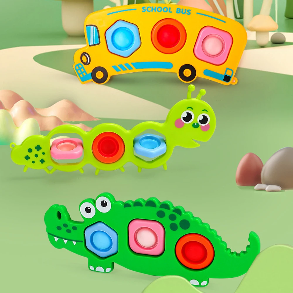Juguetes antiestrés con prensa para dedos para niños, ejercicio sensorial para dedos, actividad, habilidades motoras, alivio educativo del estrés, juguete para regalo