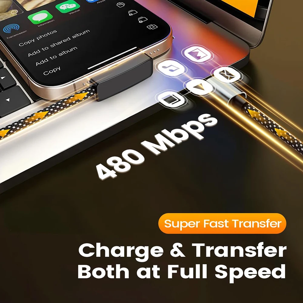 Cable USB tipo C de 90 grados y 10A, 100W, Cable de transferencia de datos de carga rápida, Cable USB-C portátil de ángulo recto, duradero para juegos de teléfonos