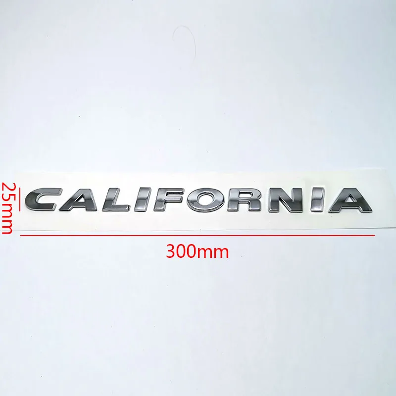2020 California XXL Letreros con letras traseras 2019 California Ocean Trunk Emblem Car