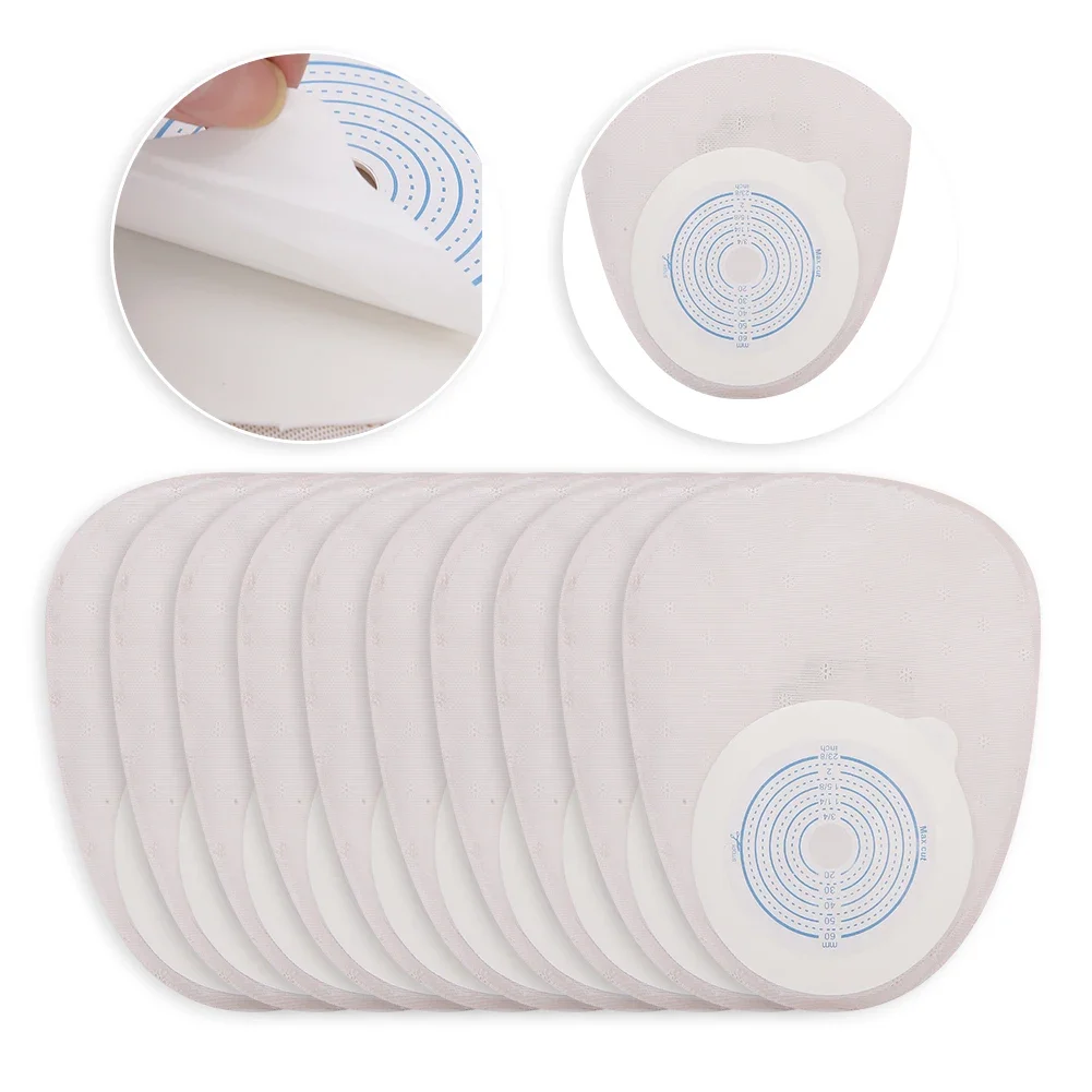 Bolsas de Ostomía Integradas, Bolsa para Recoger Orina, Bolsa Colostomía Cerrada Drenable Desechable, Bolsa para Fístula con Chasis de Espuma