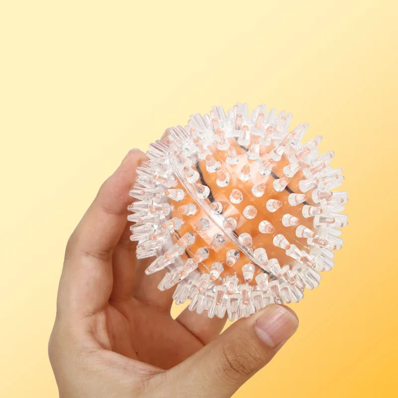 Pelota de juguete para perros con punta, juguete interactivo para aliviar el aburrimiento, limpieza de dientes molares, juguete para masticar para ejercicio de perros