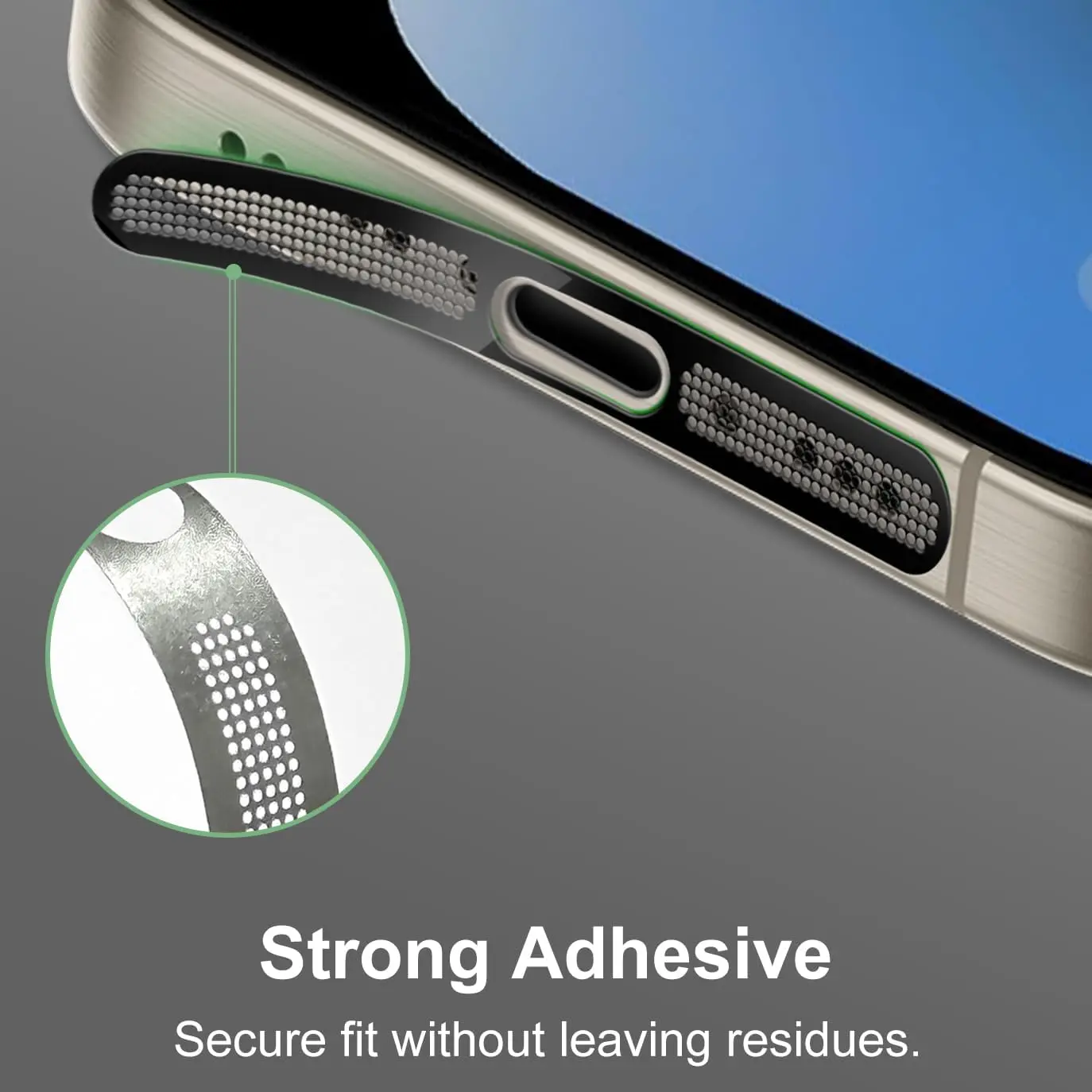 Juego de tapones antipolvo USB C, cubierta antipolvo para altavoz de teléfono y tapa protectora antipolvo para iPhone 17 iPhone 16 Pro Max iPhone 15 Pro Max