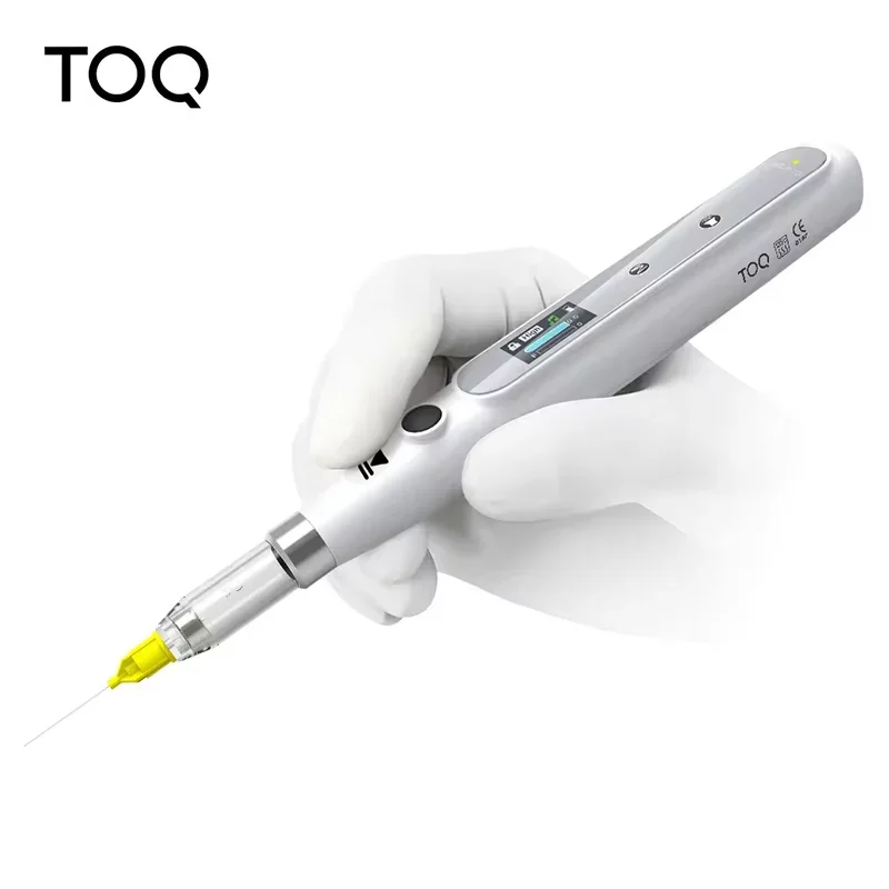 Inyector de Anestesia Dental Oral Portátil, Inalámbrico, Indoloro, con Pantalla LCD Operable, Recargable y con Succión