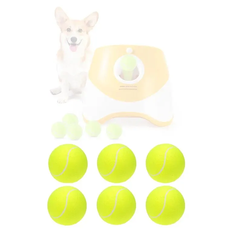 Pelotas de tenis para perros, tamaño de 2 pulgadas, compatibles con la mayoría de lanzadores de pelotas automáticos, idea para perros pequeños (solo 12 pelotas)