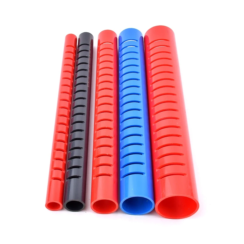 Tubo de aireación de tanque de peces de acuario de PVC OD 20 ~ 50mm jardín goteo de agua Downcomer Cess-Pipe filtro accesorios drenaje Deluge tubo de lluvia