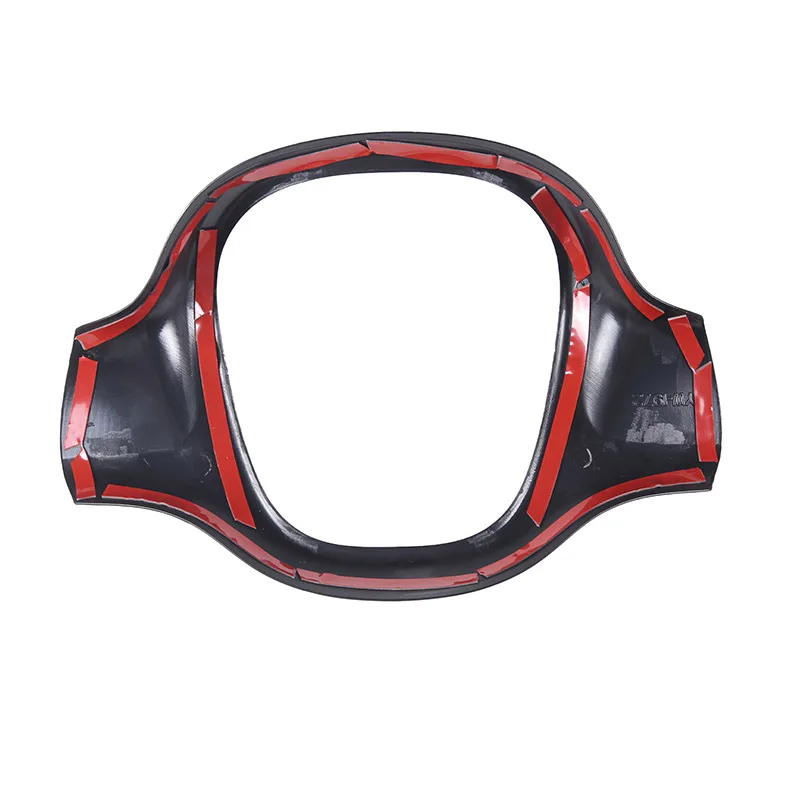 Para Mercedes-Benz Smart 451 Fortwo 2009-2015, Cubierta Decorativa de Fibra de Carbono ABS para Volante, Adhesivo para Accesorios de Auto