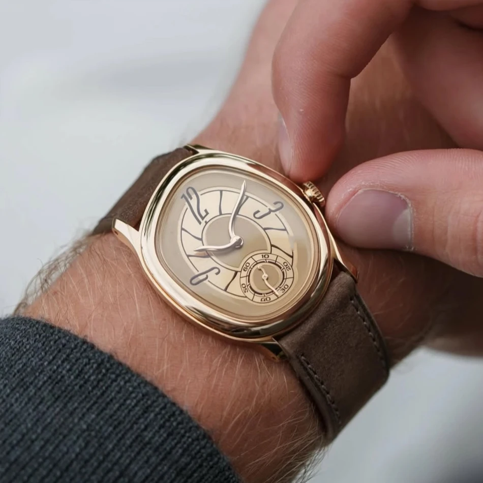 Innovadora Serie de Relojes de Cuarzo con Formas Especiales, Movimiento Importado, Esfera de 32 mm, Correa de Cuero Genuino y Caja de Acero