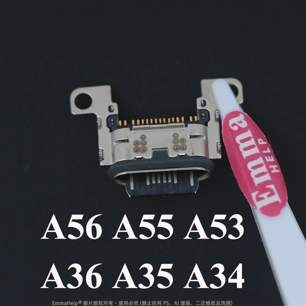 10 piezas de Conector de Carga USB para Samsung A06 A07 A05 A04 A13 A14 A15 A17 A25 A31 A50s A51 A16