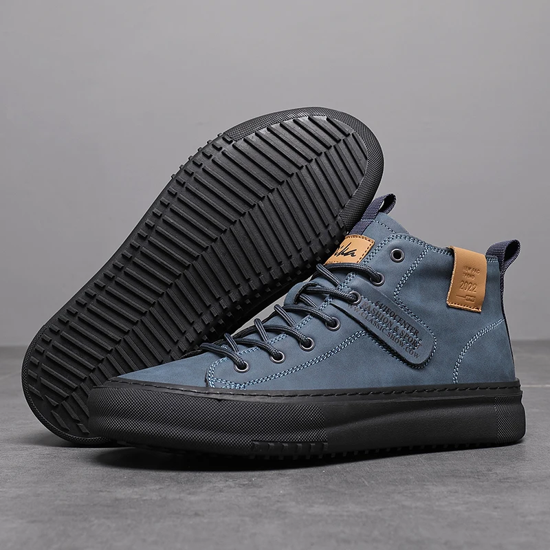 Zapatos Casuales de Negocios para Hombre, Zapatos con Suela Gruesa que Aumentan la Estatura, Zapatos Ligeros de Media Caña de Color Sólido, Modernos, Cómodos, Uniformes, Formales, de Caña Alta