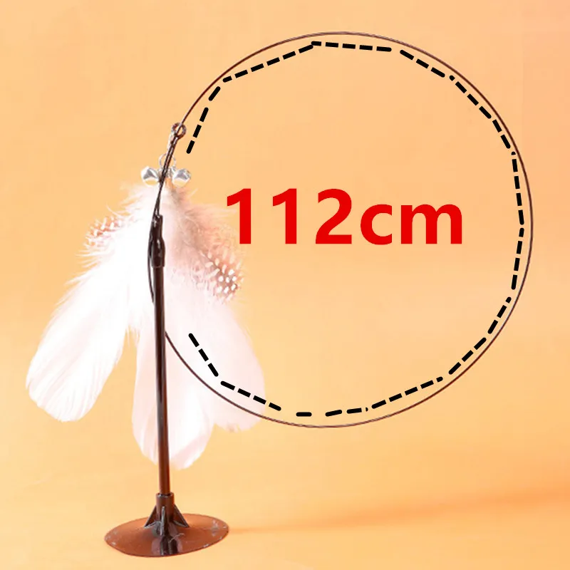 Juguete para gatos, divertidos juguetes interactivos para gatos, juguetes de plumas para gatos, juguete para gatos resistente a mordeduras con palo con ventosa, suministros para mascotas
