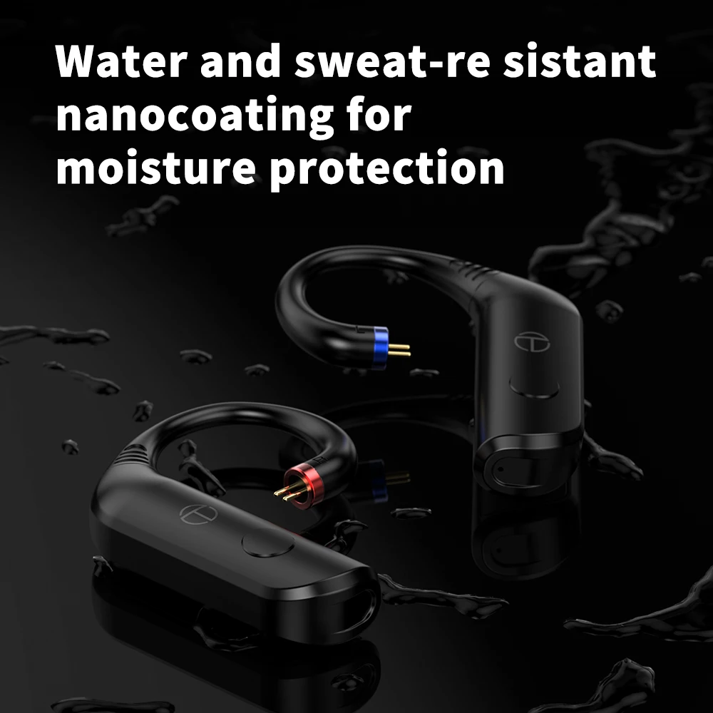 New TRN BT20 pro Módulo de auriculares inalámbricos BT20XS, Bluetooth 5,3, Cable de actualización inalámbrico, conector MMCX de 2 pines, enchufe reemplazable, gancho para la oreja