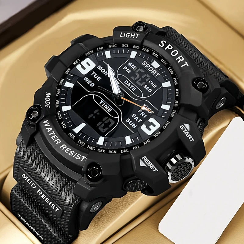 Relojes de Hombre a la Moda, Relojes Deportivos para Estudiantes Adolescentes, Esferas Grandes, Relojes Electrónicos son la Mejor Opción para Regalar