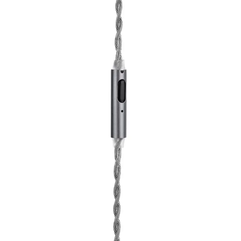 Cable de actualización de micrófono MOONDROP MC2 3,5 mm 0,78 mm 2 pines chapado en cobre y plata sin oxígeno