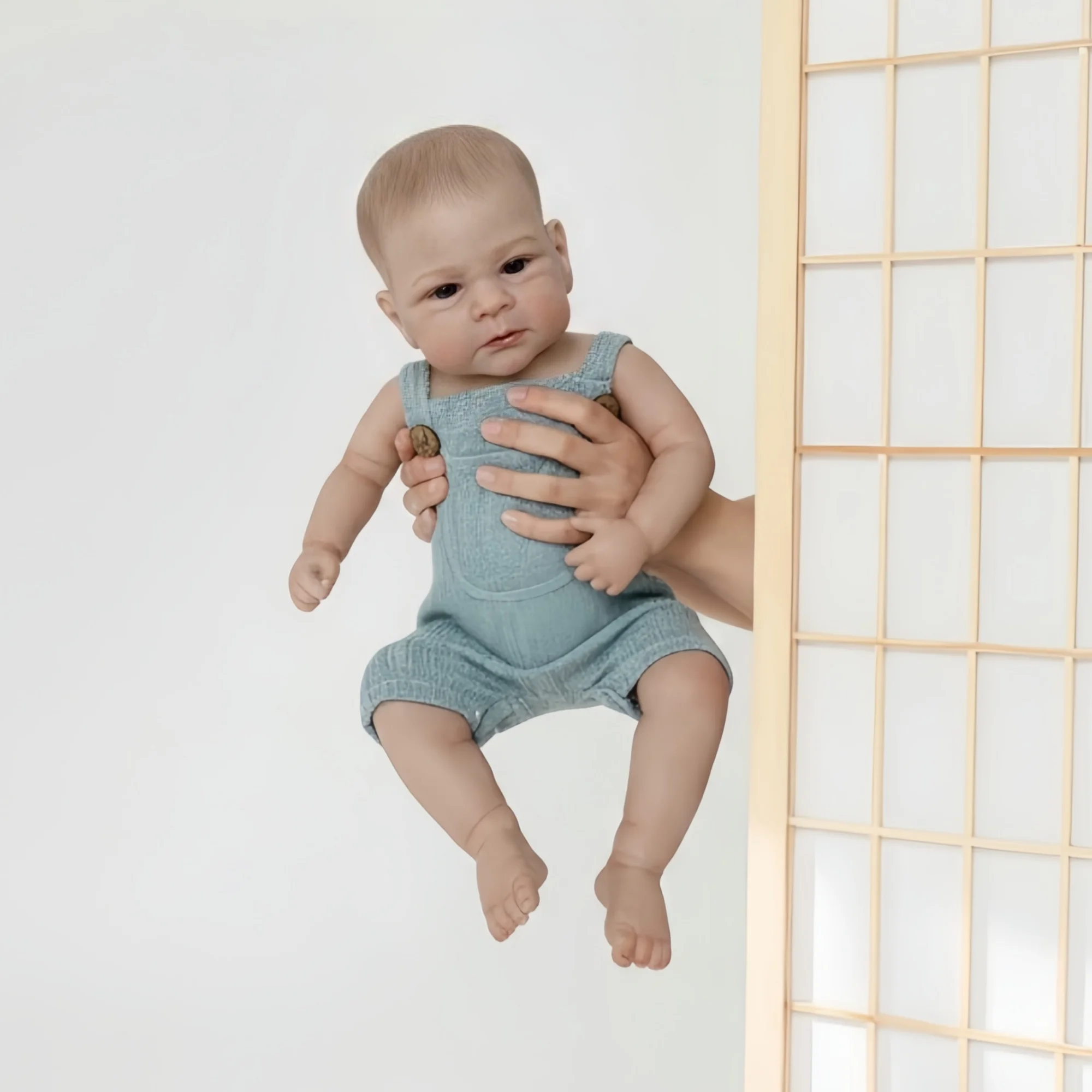 Muñecas OtardDolls Elijah Boy de 19 pulgadas, muñecas de vinilo de silicona suave de cuerpo completo, muñecas pintadas y lavables, juguetes para regalo de Navidad, Muñecas Reborn